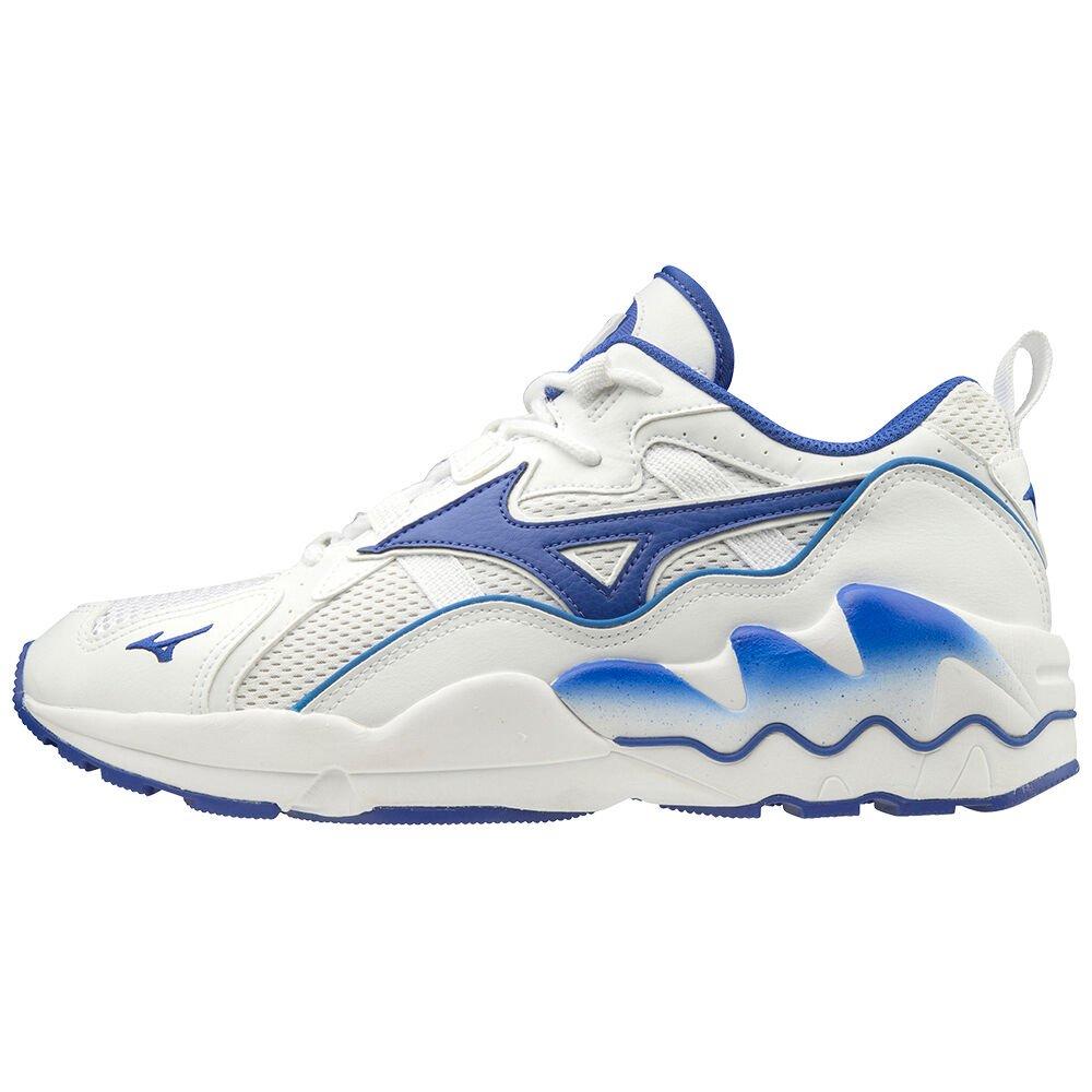 Mizuno Men's Sneakers White WAVE RIDER 1 RB-Line Shoes - D1GA192727